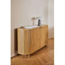 Komoda owalna prl / vintage Colima 160x80cm dąb dziki Actona