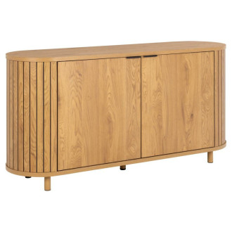Komoda owalna prl / vintage Colima 160x80cm dąb dziki Actona