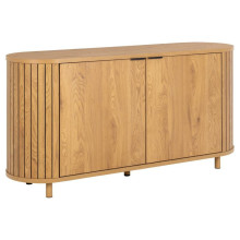 Komoda owalna prl / vintage Colima 160x80cm dąb dziki Actona