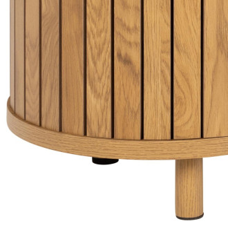 Komoda owalna prl / vintage Colima 160x80cm dąb dziki Actona