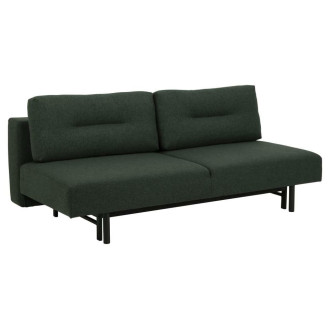 Sofa tapicerowana na nóżkach z funkcją spania Malling zielona Actona