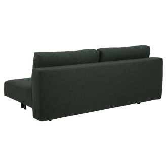 Sofa tapicerowana na nóżkach z funkcją spania Malling zielona Actona