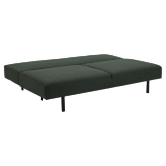 Sofa tapicerowana na nóżkach z funkcją spania Malling zielona Actona