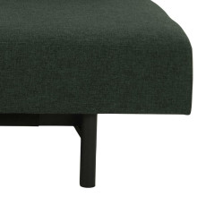 Sofa tapicerowana na nóżkach z funkcją spania Malling zielona Actona