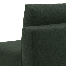 Sofa tapicerowana na nóżkach z funkcją spania Malling zielona Actona