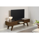 Szafka RTV na wysokich nóżkach A-line 150x45cm dąb dymiony Actona