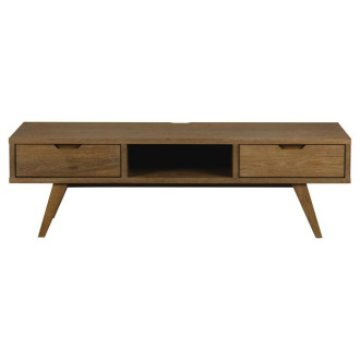 Szafka RTV na wysokich nóżkach A-line 150x45cm dąb dymiony Actona