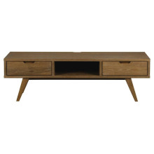 Szafka RTV na wysokich nóżkach A-line 150x45cm dąb dymiony Actona