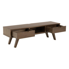 Szafka RTV na wysokich nóżkach A-line 150x45cm dąb dymiony Actona