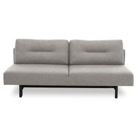 Sofa tapicerowana na nóżkach z funkcją spania Malling szara Actona