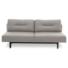 Sofa tapicerowana na nóżkach z funkcją spania Malling szara Actona