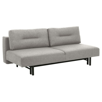 Sofa tapicerowana na nóżkach z funkcją spania Malling szara Actona