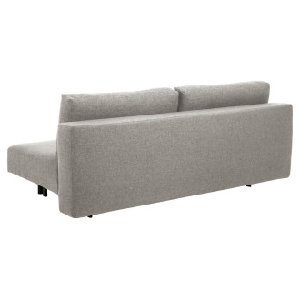 Sofa tapicerowana na nóżkach z funkcją spania Malling szara Actona