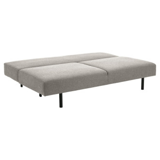 Sofa tapicerowana na nóżkach z funkcją spania Malling szara Actona