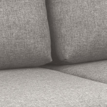 Sofa tapicerowana na nóżkach z funkcją spania Malling szara Actona
