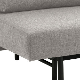 Sofa tapicerowana na nóżkach z funkcją spania Malling szara Actona