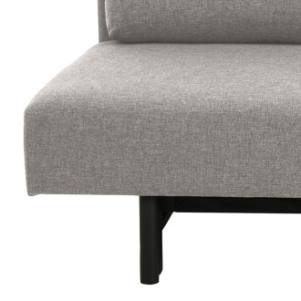 Sofa tapicerowana na nóżkach z funkcją spania Malling szara Actona