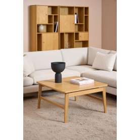 Stolik kawowy dębowy z kwadratowym blatem Essex 80x80cm Actona