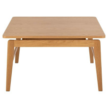 Stolik kawowy dębowy z kwadratowym blatem Essex 80x80cm Actona