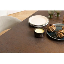 Stół ceramiczny rozkładany Irwine 168-210x90cm brązowy / czarny Actona