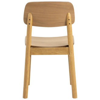 Krzesło drewniane Barlow dąb naturalny Actona