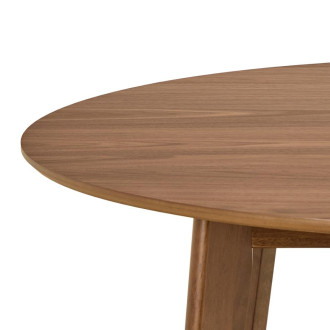 Stół okrągły fornirowany Roxby 105cm orzech Actona