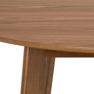 Stół okrągły fornirowany Roxby 105cm orzech Actona