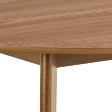 Stół okrągły fornirowany Roxby 105cm orzech Actona