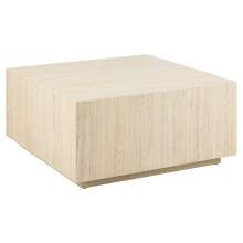 Stolik kawowy kwadratowy "kostka" Dice 90x90cm beżowy trawertyn Actona