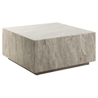 Stolik kawowy kwadratowy "kostka" Dice 90x90cm szary marmur Actona