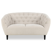 Sofa 2-osobowa pikowana Ria 150cm beżowa Juto 4 Actona