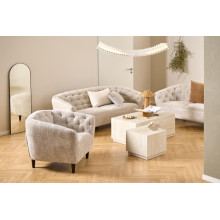 Sofa 2-osobowa pikowana Ria 150cm beżowa Juto 4 Actona