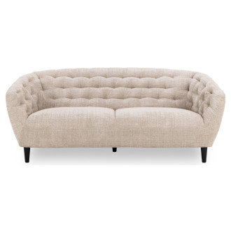 Sofa 2-osobowa pikowana Ria 191cm beżowa Juto 4 Actona