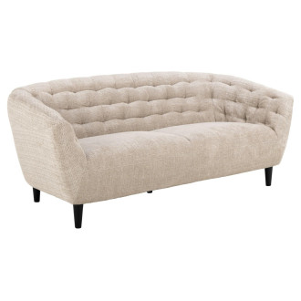Sofa 2-osobowa pikowana Ria 191cm beżowa Juto 4 Actona