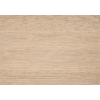 Komoda z frezowanymi frontami na nożach Kensington 91x120cm dąb bielony / czarny Actona