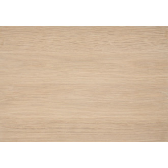 Komoda z frezowanymi frontami na nożach Kensington 180x80cm dąb bielony / czarny Actona