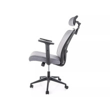Fotel biurowy ergonomiczny z zagłówkiem Q-080M szary Signal