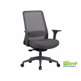 Fotel komputerowy ergonomiczny Q-718 szary Signal