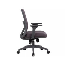 Fotel pracowniczy ergonomiczny z regulacją Q-744 szary Signal