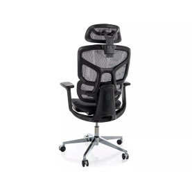 Fotel biurkowy ergonomiczny z siatki EQ-1 czarny Signal 2