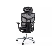 Fotel biurkowy ergonomiczny z siatki EQ-1 czarny Signal