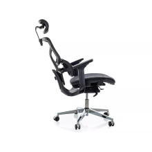 Fotel biurkowy ergonomiczny z siatki EQ-1 czarny Signal