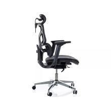 Fotel biurkowy ergonomiczny z siatki EQ-1 czarny Signal