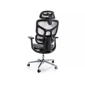 Fotel biurkowy ergonomiczny z siatki EQ-1 szary Signal 2