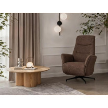 Fotel obrotowy rozkładany elektrycznie Nestor Raven cappuccino Signal