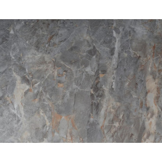 Stolik nowoczesny z nieregularnym blatem Adoro A 118x75cm ceramika grigio / ciemna miedź Signal