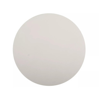 Stolik okrągły z mikrocementu na dębowej podstawie Alma 80cm ecru Signal