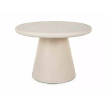 Stolik kawowy z mikrocementu Aurora 60cm ecru Signal