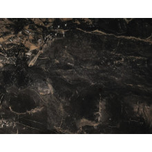 Stolik na jednej nodze z nieregularnym blatem Bello A 120x80cm ceramika vulcano / ciemna miedź Signal