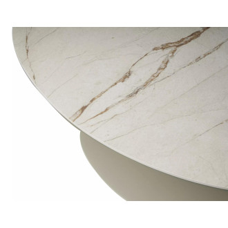 Stolik kawowy ceramiczny na jednej nodze Ciao B 58cm ceramika amazonia / kaszmir Signal
